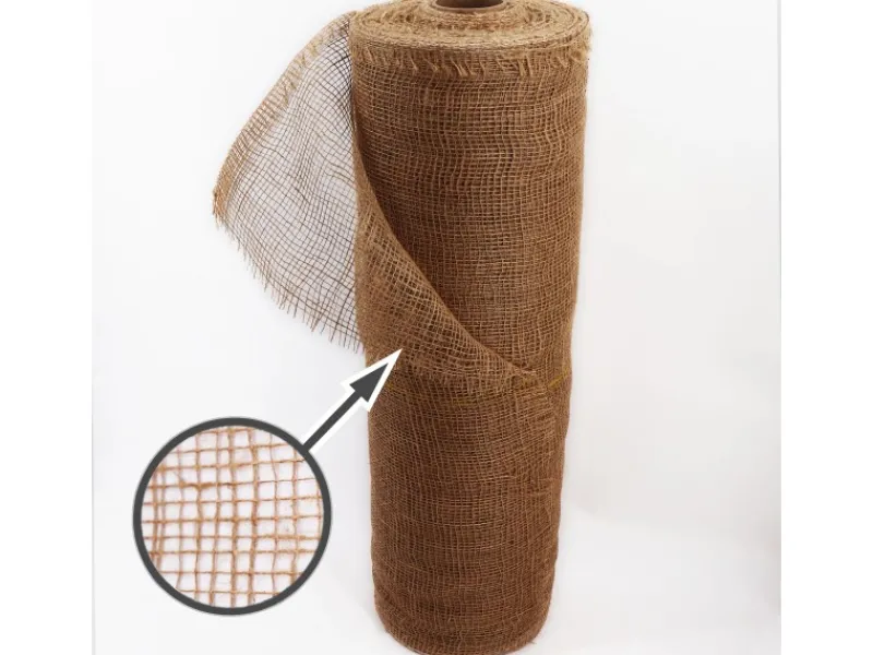 Online 10m x 1m Jutegewebe 105g/m² Jutematte Gartenjute Jute Stoff Sackleinen Juteband Töpfe