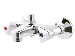 Discount AquaSu Badewannenarmatur Zweigriffmischer Standard Chrom