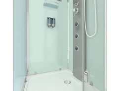 AcquaVapore Einhebelmischer<AquaVapore Dampfdusche Duschtempel Sauna Dusche Duschkabine D38-10R2-EC 90x90 cm