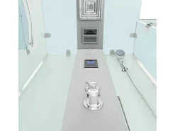 AcquaVapore Einhebelmischer<AquaVapore Dampfdusche Duschtempel Sauna Dusche Duschkabine D38-10R2-EC 90x90 cm