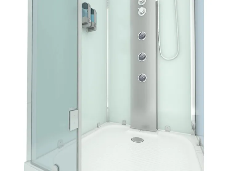 AcquaVapore Einhebelmischer<AquaVapore Dampfdusche Duschtempel Sauna Dusche Duschkabine D38-20L3-EC 100x100