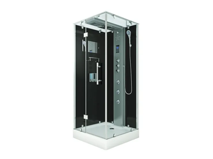 Online AcquaVapore AquaVapore Dampfdusche Duschtempel Sauna Dusche Duschkabine D38-13L3 90x90 cm
