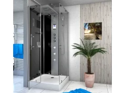 Online AcquaVapore AquaVapore Dampfdusche Duschtempel Sauna Dusche Duschkabine D38-13L3 90x90 cm