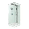 Outlet AquaVapore Dampfdusche Duschtempel Sauna Dusche Duschkabine D38-00R2-EC 80x80 cm Einhebelmischer