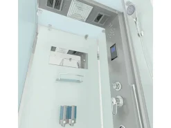 Outlet AquaVapore Dampfdusche Duschtempel Sauna Dusche Duschkabine D38-00R2-EC 80x80 cm Einhebelmischer
