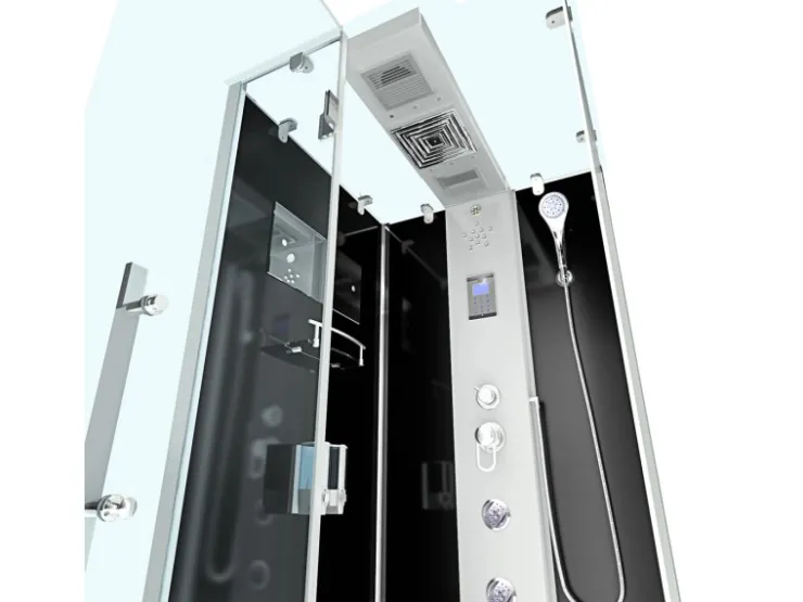 AcquaVapore Einhebelmischer<AquaVapore Dampfdusche Duschtempel Sauna Dusche Duschkabine D38-03L2 80x80 cm