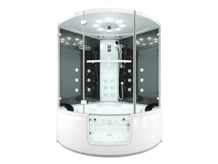 AcquaVapore AquaVapore Dampfdusche Whirlpool Dusche Duschkabine K60-SW-EH-EC 140x140cm