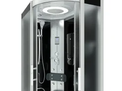 AquaVapore Dusche Duschkabine D60-73M2R-EC Duschtempel Sauna 80x120 cm Einhebelmischer
