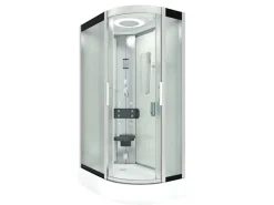 New AquaVapore Dusche Duschkabine D60-70M2R Duschtempel Sauna 80x120 cm Einhebelmischer