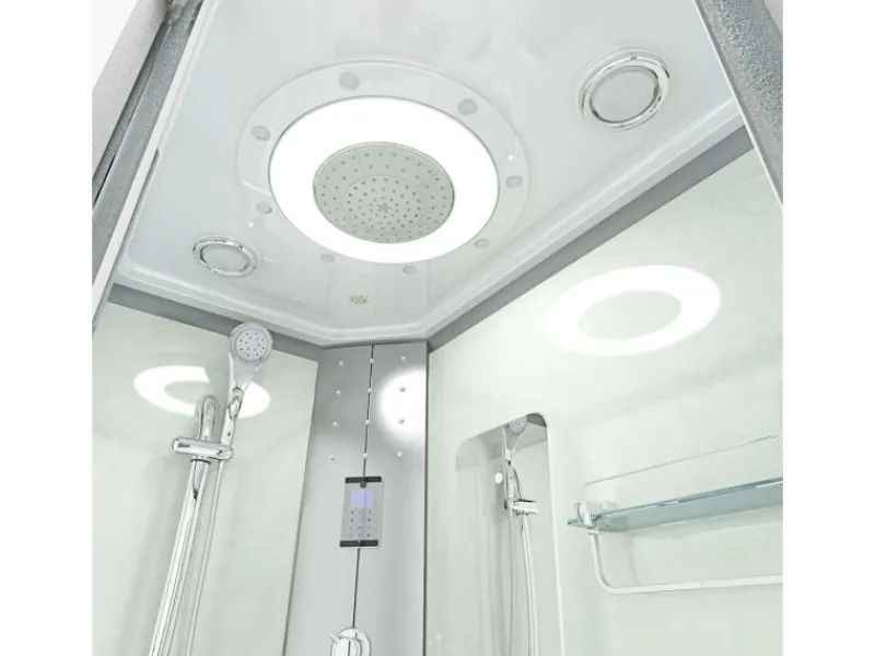 New AquaVapore Dusche Duschkabine D60-70M2R Duschtempel Sauna 80x120 cm Einhebelmischer