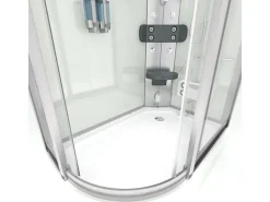 New AquaVapore Dusche Duschkabine D60-70T2L Duschtempel Sauna 120x80 cm Einhebelmischer
