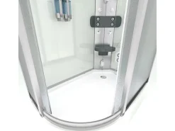 Best AquaVapore Dusche Duschkabine D60-70M2L-EC Duschtempel Sauna 120x80 cm Einhebelmischer