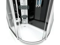 Sale AquaVapore Dusche Duschkabine D60-73T2R-EC Duschtempel Sauna 80x120 cm Einhebelmischer
