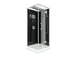 Best AquaVapore Duschkabine Komplettdusche D38-23R0-EC Fertigdusche Dusche 100x100 cm Einhebelmischer