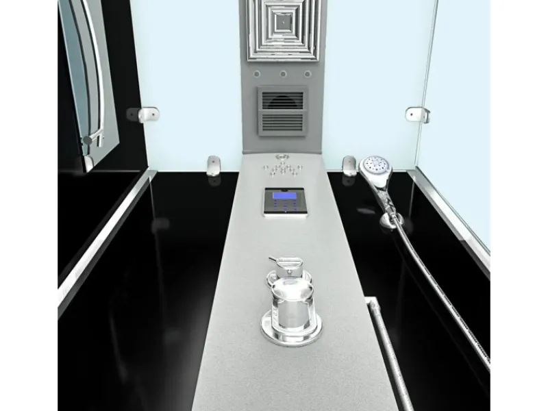 Discount AquaVapore Duschkabine Komplettdusche D38-23L0 Fertigdusche Dusche 100x100 cm Einhebelmischer