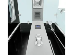 AcquaVapore Einhebelmischer<AquaVapore Duschkabine Komplettdusche D38-23R0 Fertigdusche Dusche 100x100 cm