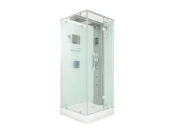 AcquaVapore Einhebelmischer<AquaVapore Duschkabine Komplettdusche D38-00R0 Fertigdusche Dusche 80x80 cm