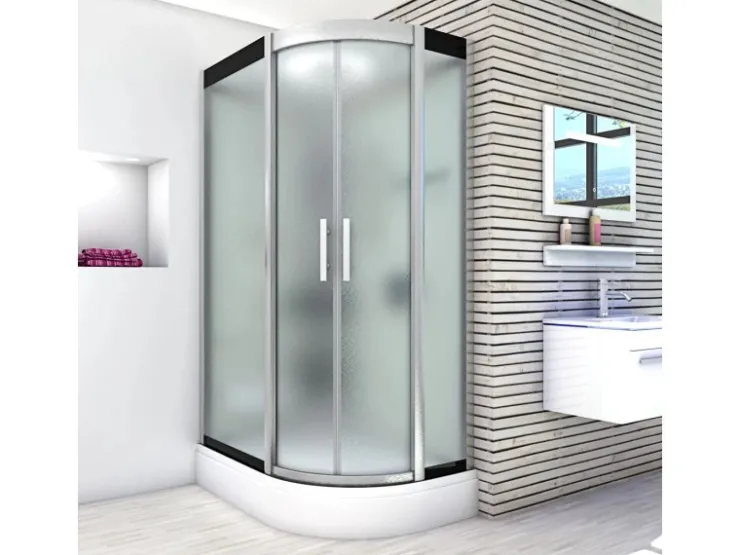 Outlet AcquaVapore AquaVapore Duschkabine Komplettdusche Fertigdusche Dusche D60-70M0R-EC 80x120 cm