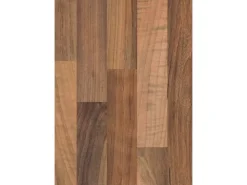 Arbeitsplatte 63,5 cm x 3,9 cm Meterware Nussbaum Butcherblock Hell