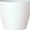 Hot Übertopf San Remo Ø 14 cm Weiß Töpfe