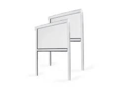 Best Avosdim 2 Jalousien PVC-Moskitonetz 80cm x 130cm Verstellbar