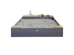 AXI Kochfelder<Sandkasten Kelly mit Spielküchenzeile Grau Braun 115 cm x 21,8 cm x 180 cm