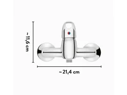 Outlet Duscharmatur DU-5010 Chrom Einhebelmischer