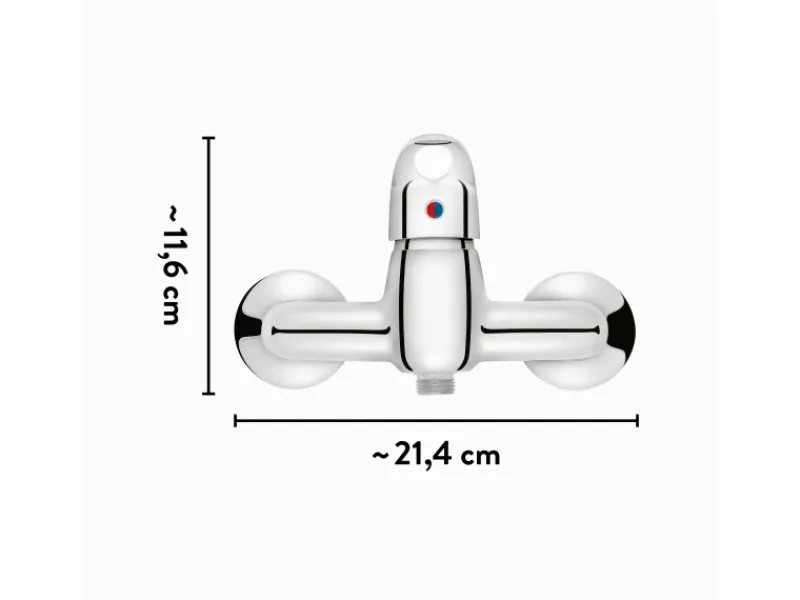 Outlet Duscharmatur DU-5010 Chrom Einhebelmischer