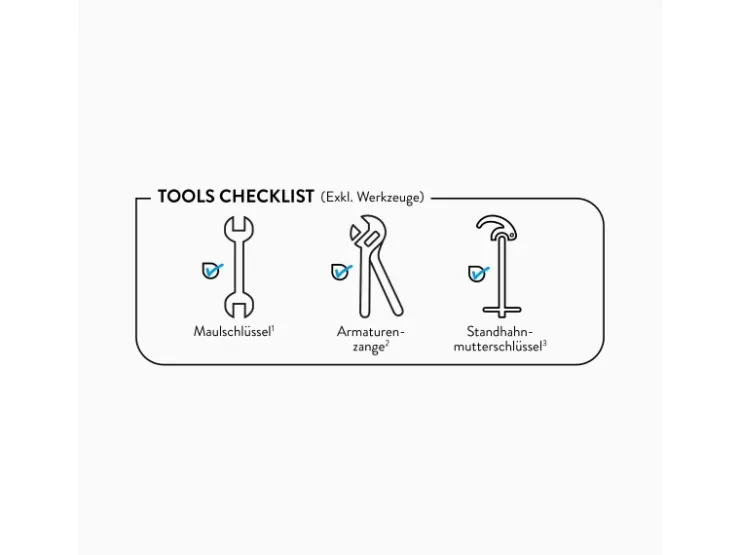 baliv Einhebelmischer<Kaltwasserventil KV-4070 Chrom