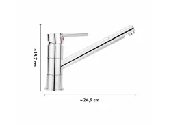 Küchenarmatur KI-5150 Chrom Einhebelmischer