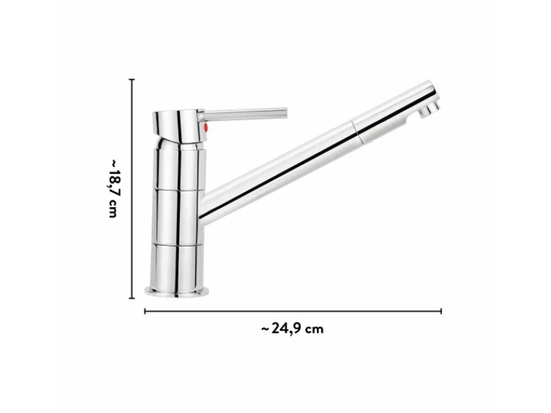 Küchenarmatur KI-5150 Chrom Einhebelmischer
