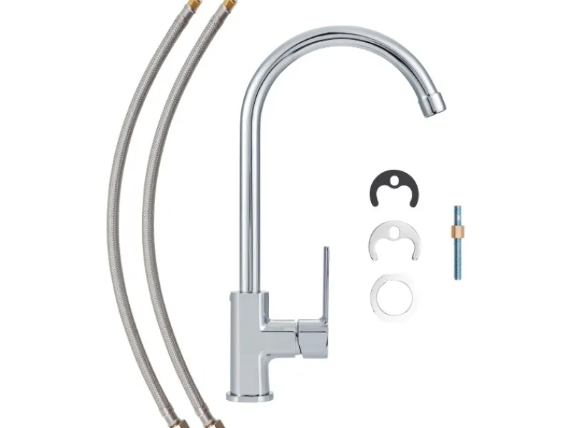Outlet Küchenarmatur KI-1950 Chrom Einhebelmischer