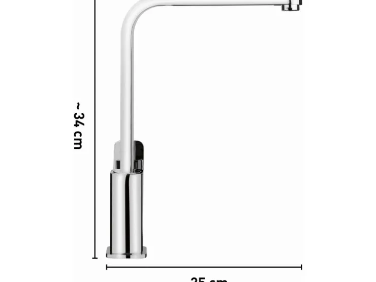 Hot baliv Küchenarmatur KI-1080 Chrom
