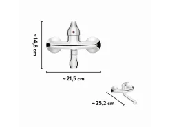 baliv Einhebelmischer<Küchenarmatur KI-1220 Chrom