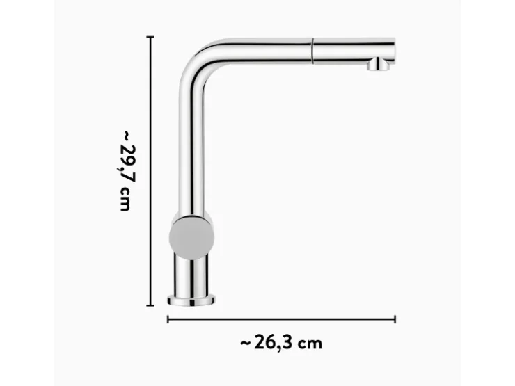 Outlet baliv Küchenarmatur KI-1050 Chrom