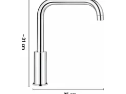 baliv Einhebelmischer<Küchenarmatur KI-1150 Chrom