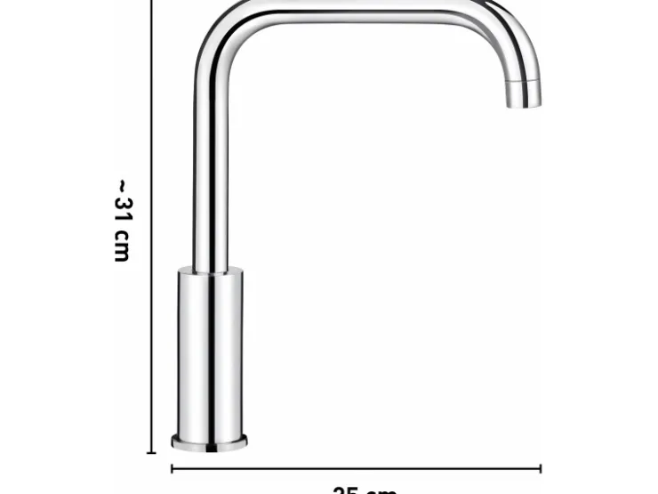 baliv Einhebelmischer<Küchenarmatur KI-1150 Chrom