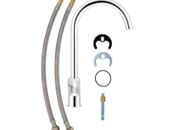 Sale Küchenarmatur KI-1280 Chrom Zweigriffarmatur