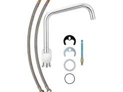 Sale Küchenarmatur KI-1370 Chrom für Vorfenstermontage Einhebelmischer