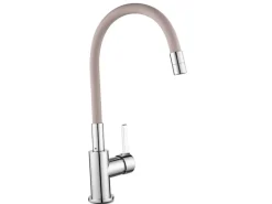 Sale Küchenarmatur KI-1822 Chrom-Taupe Einhebelmischer