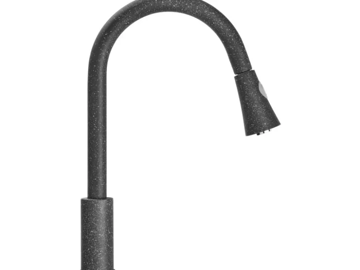 baliv Einhebelmischer<Küchenarmatur KI-1300 Schwarz Granitoptik