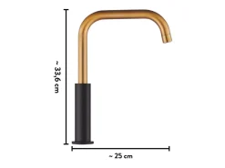 Hot baliv Küchenarmatur KI-1930 Schwarz-Gold