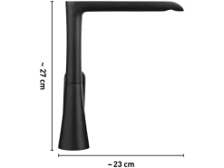 Hot baliv Niederdruck-Küchenarmatur KI-5071 N Schwarz-Chrom