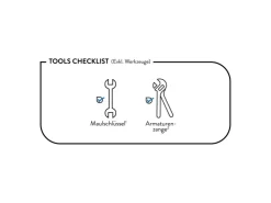 baliv Einhebelmischer<Wannenarmatur WA-5891 -Matt Schwarz