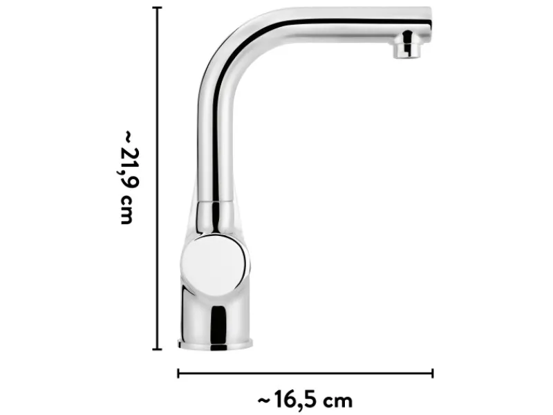 Best Waschtischarmatur WT-5061 Chrom Einhebelmischer