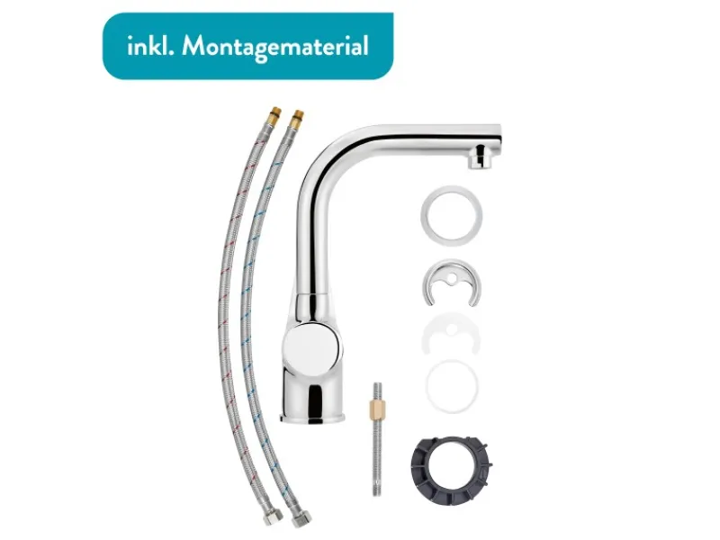 Best Waschtischarmatur WT-5061 Chrom Einhebelmischer