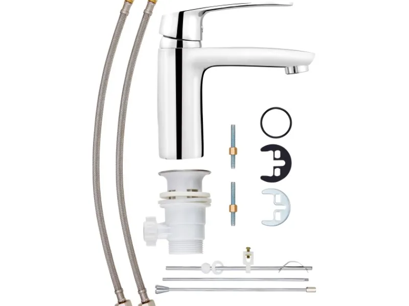 Discount Waschtischarmatur WT-300 Chrom Einhebelmischer