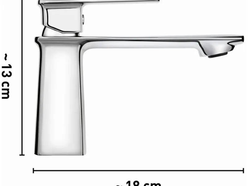 Sale Waschtischarmatur WT-180 Chrom Einhebelmischer