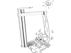 Discount Waschtischarmatur WT-191 Chrom Einhebelmischer