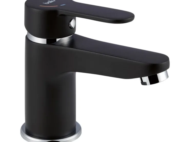 baliv Einhebelmischer<Waschtischarmatur WT-5891 Einhebel Schwarz-Matt Black
